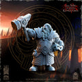 Olgrendrim, Dwarf hero - in 12k- by TheBeholderMiniatures
