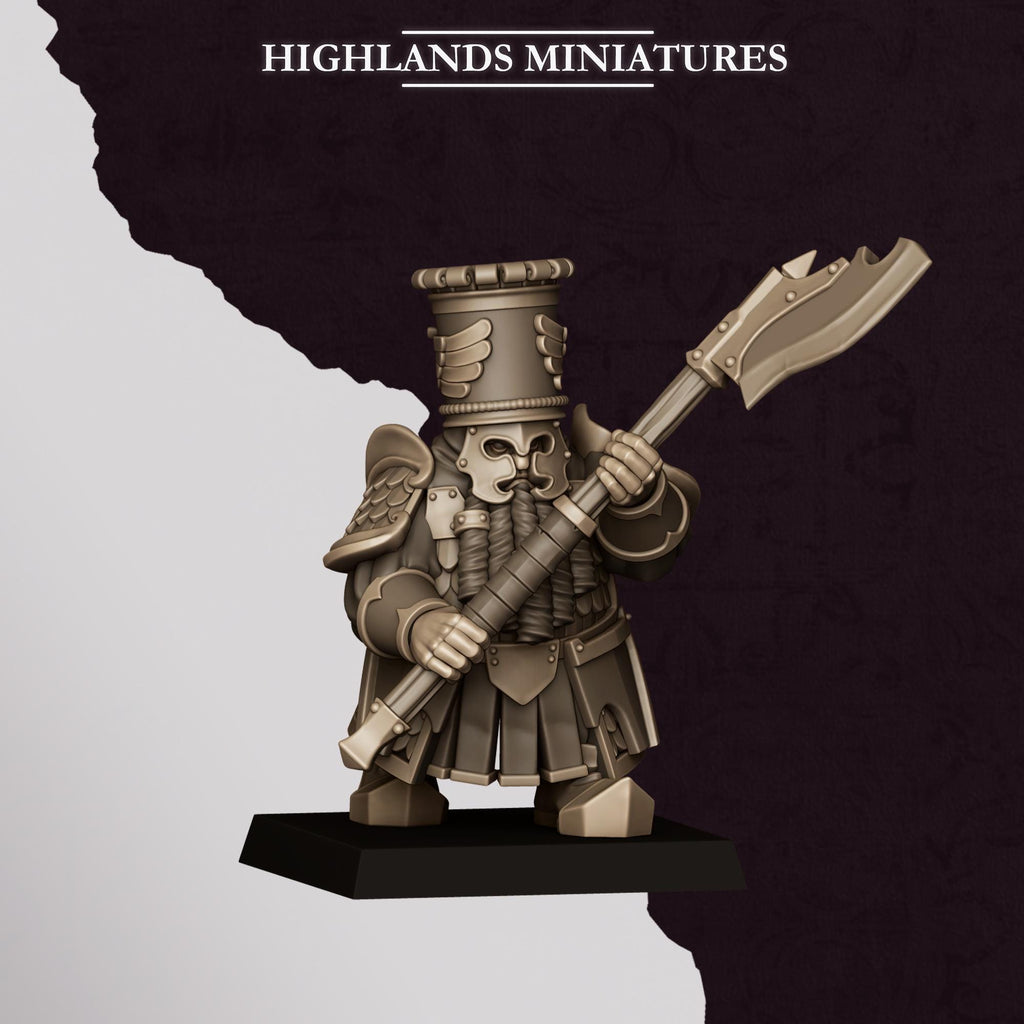 Sons of Marduk Heavy Guard with Great Weapons  - in 12k- by Highlands Miniatures