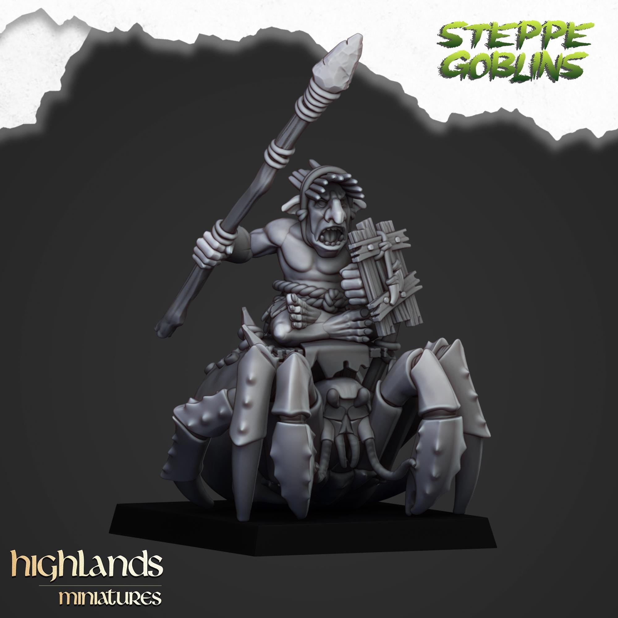 Mounted Coast Goblins  - in 12k- by Highlands Miniatures