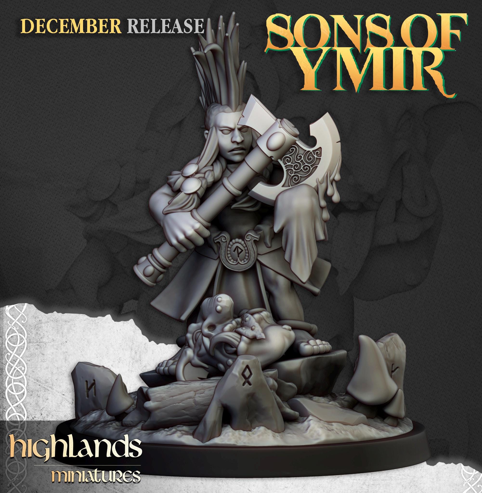 Dwarf Trollseekers  - in 12k- by Highlands Miniatures