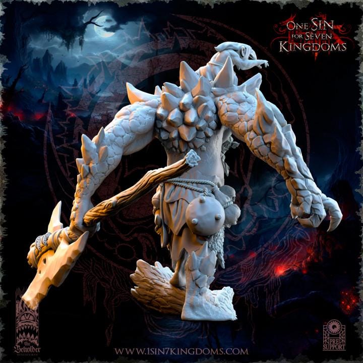 Krakham elder of rocks - 12k by TheBeholderMiniatures