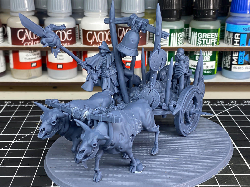 Corpse Cart  - in 12k- by Highlands Miniatures