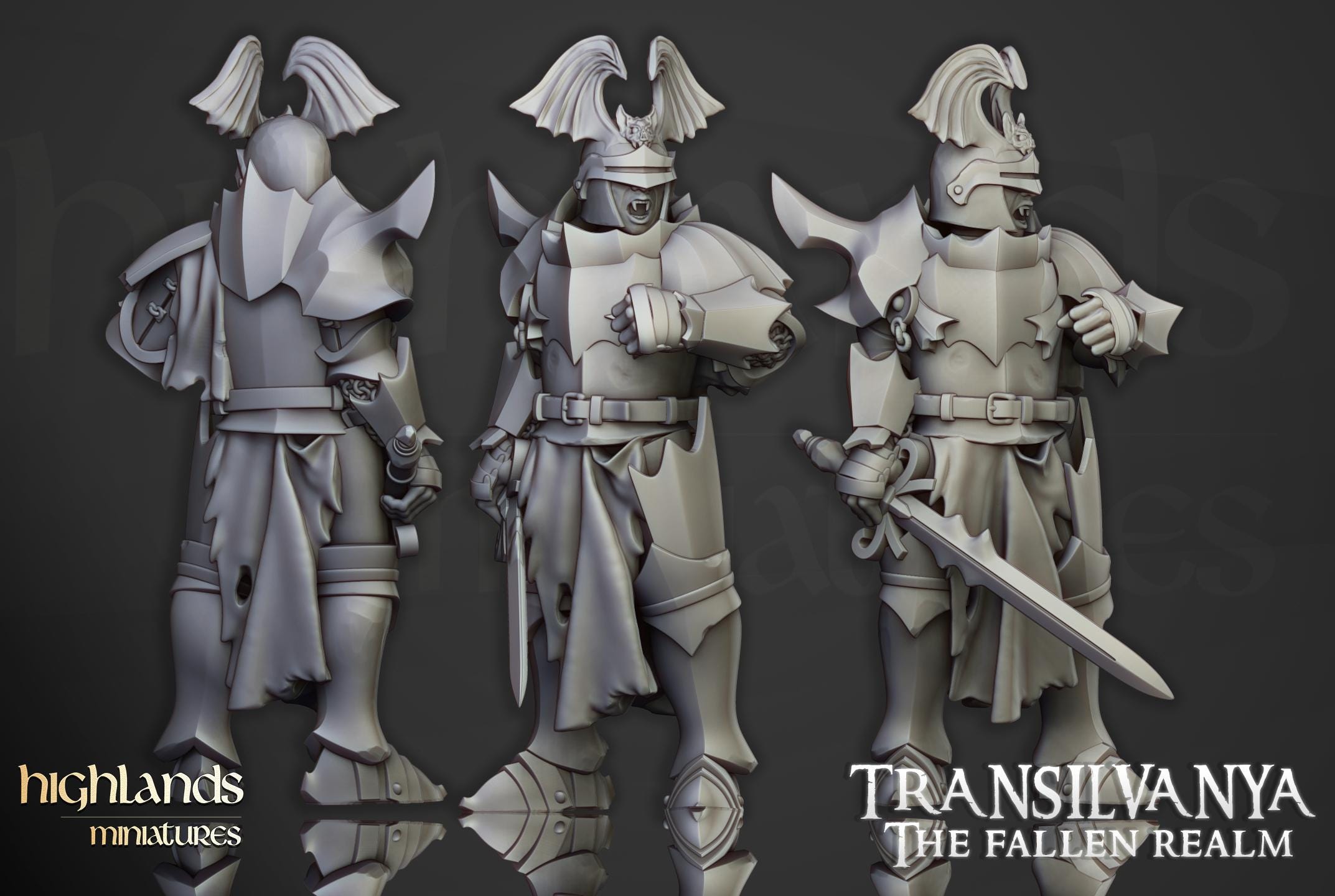 Vampire Neophytes - 10 models - in 12k- by Highlands Miniatures