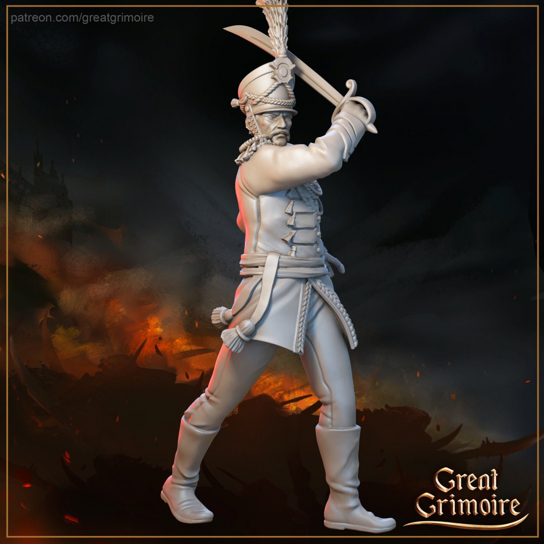 Loyal Hussars and General Nutcracker 4 model bundle - in 12k- by Great Grimoire