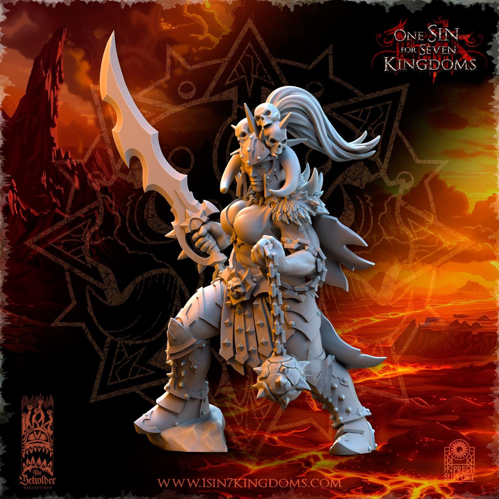 Vilka, the Slaughter - in 12k- by TheBeholderMiniatures