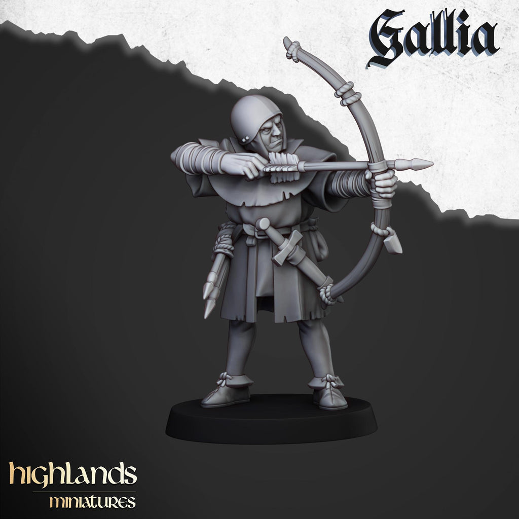 Gallia Archers - in 12k- by Highlands Miniatures