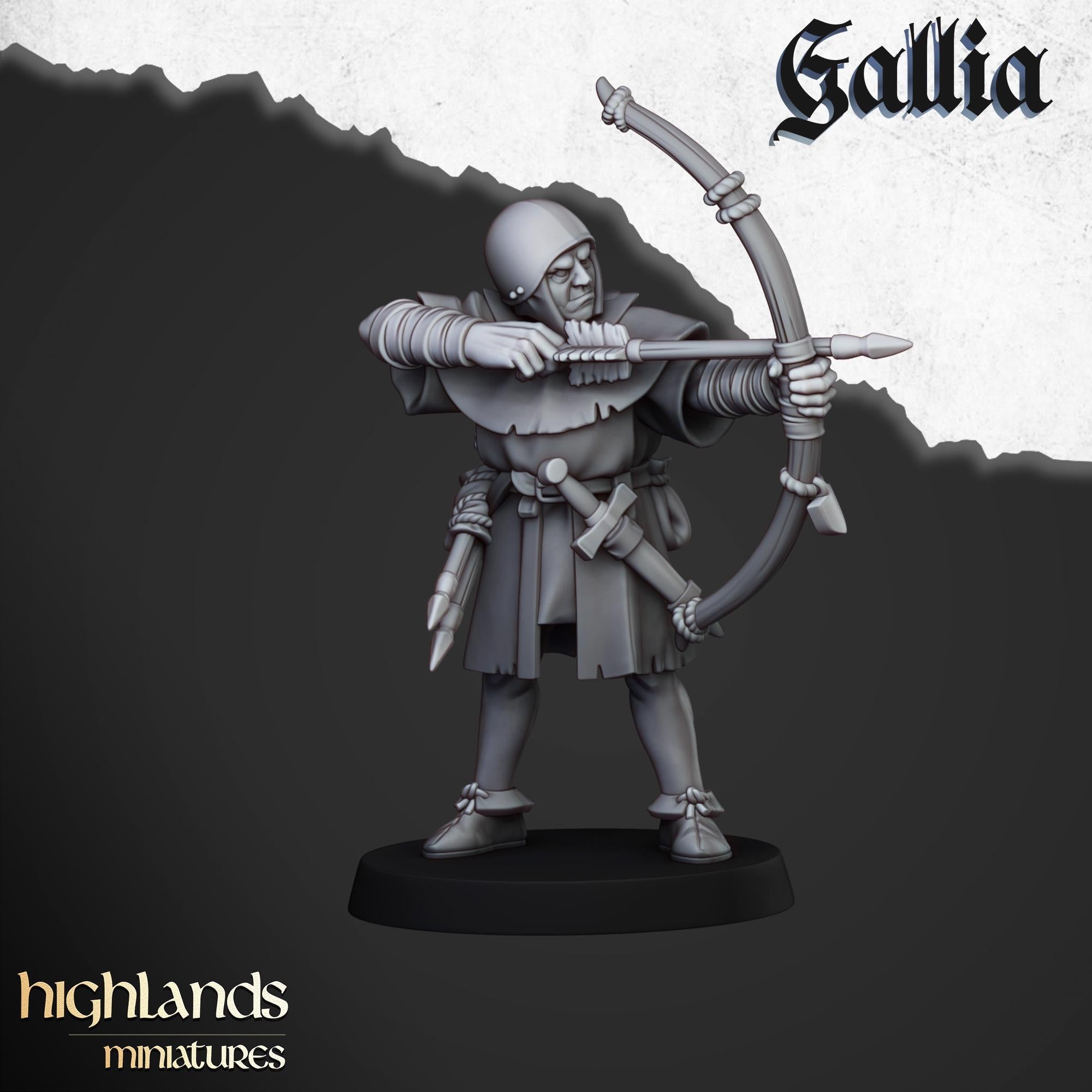 Gallia Archers - in 12k- by Highlands Miniatures