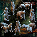 Evergreen Elves Beastmasters -  14 models -  in 12k by TheBeholderMiniatures