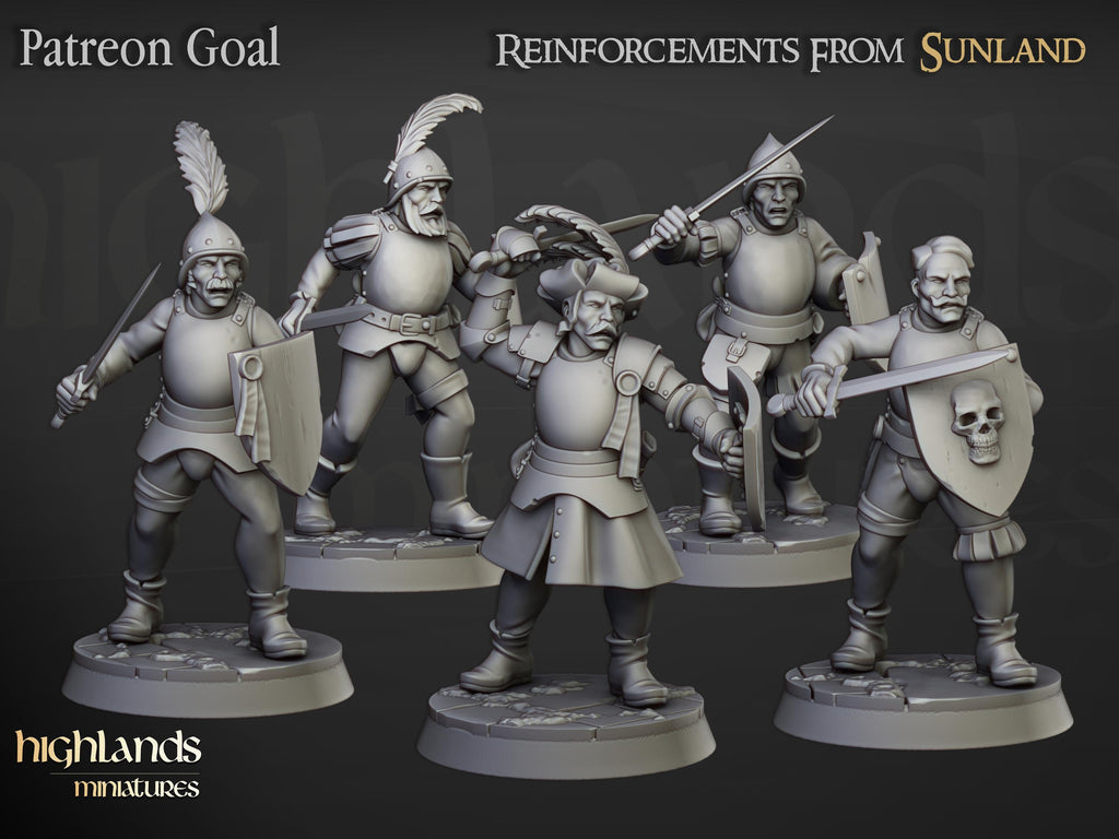 Sunland Swordsmen - in 12k- by Highlands Miniatures