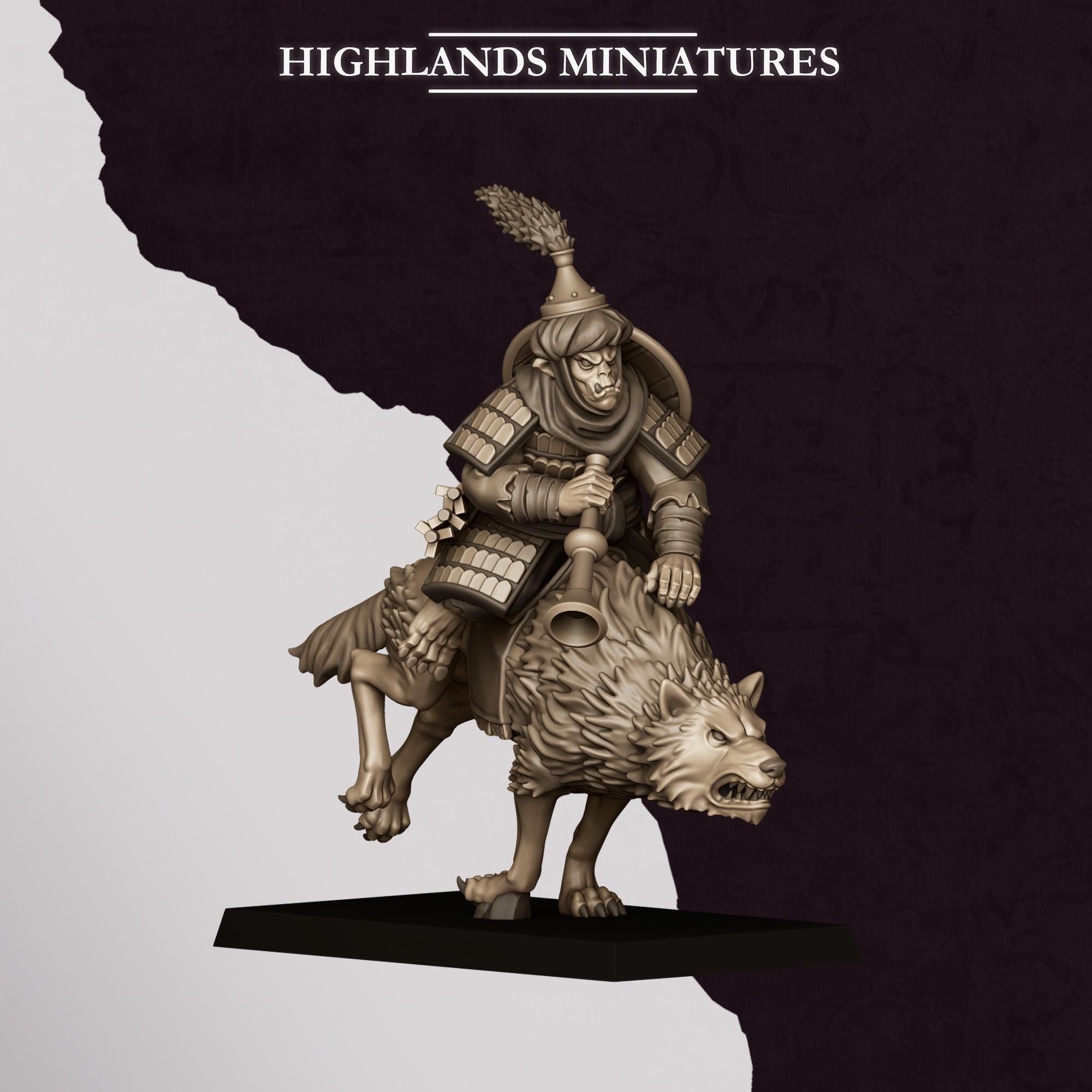 Hobgoblin Riders - in 12k by Highlands Miniatures