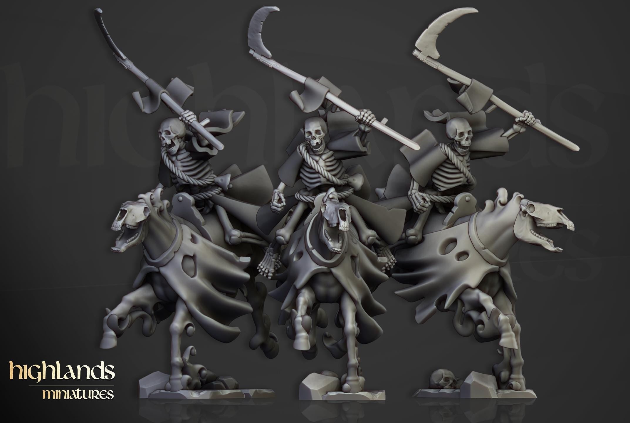 Spectral Cavalry Unit - in 12k- by Highlands Miniatures