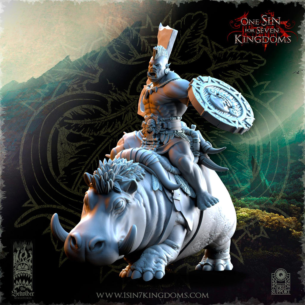 Salanaar Orcs Riders - in 12k- by TheBeholderMiniatures