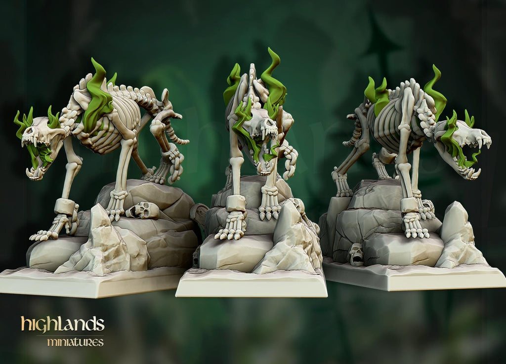 Direwolves Unit - 14 models - in 12k- by Highlands Miniatures