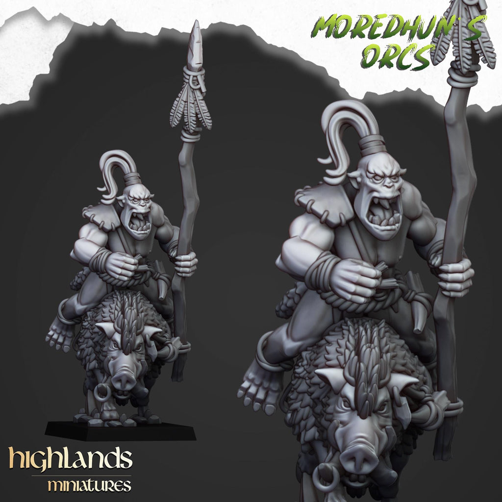 Mounted Cave Orcs - in 12k- by Highlands Miniatures