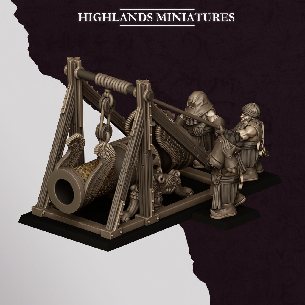 Sons of Marduk Cannon   - in 12k- by Highlands Miniatures