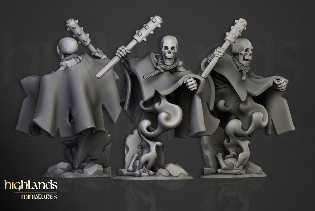 Crypt Ghosts  - in 12k- by Highlands Miniatures