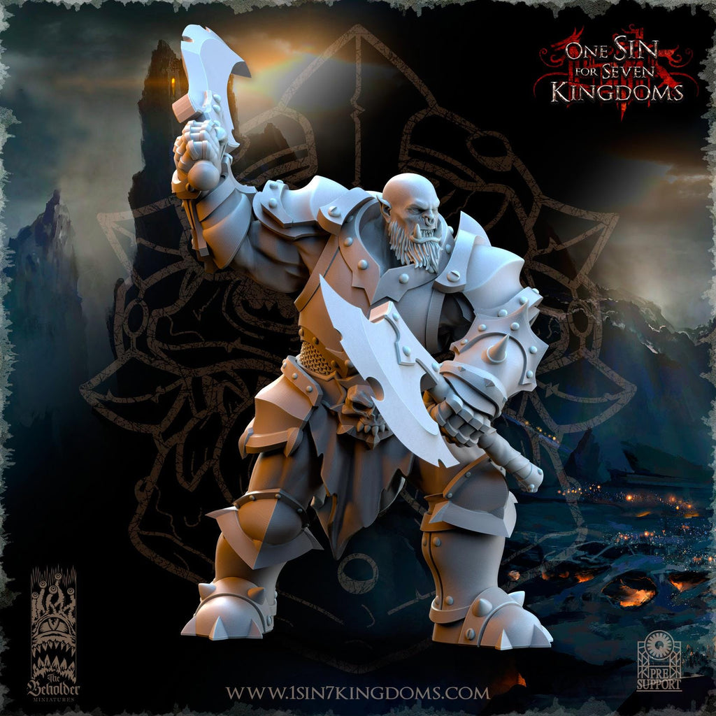 Nestah Orcs Warriors - in 12k- by TheBeholderMiniatures