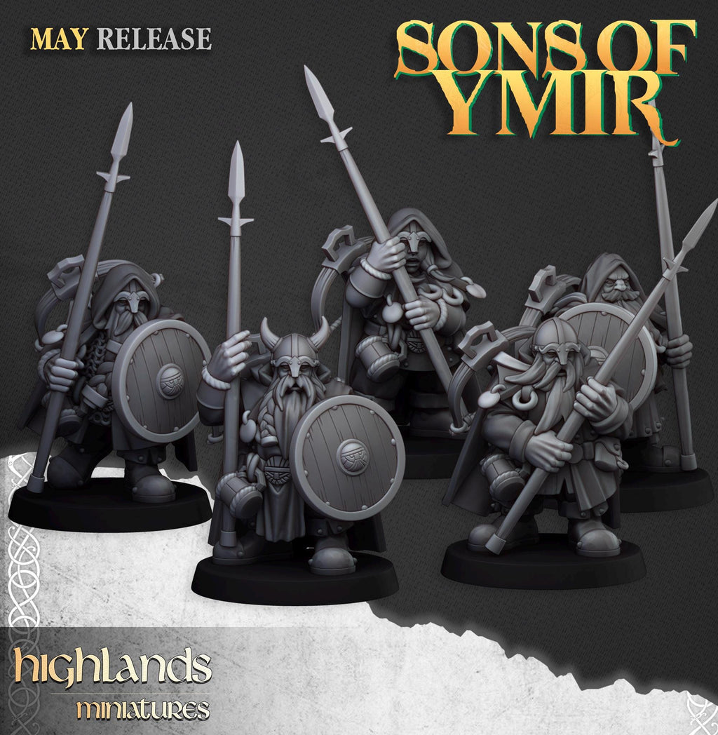 Dwarf Rangers - in 12k- by Highlands Miniatures