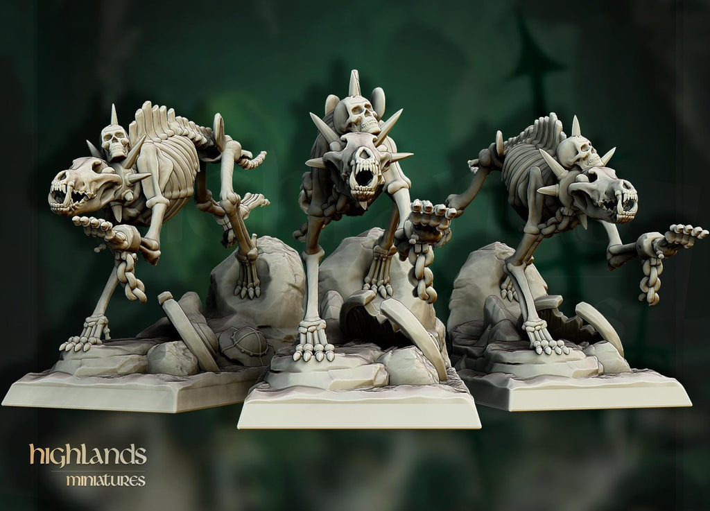 Direwolves Unit - 14 models - in 12k- by Highlands Miniatures