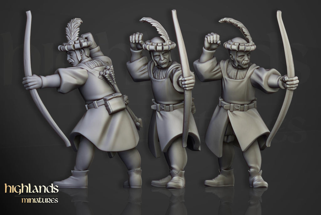 Sunland Bowmen Militia - in 12k- by Highlands Miniatures