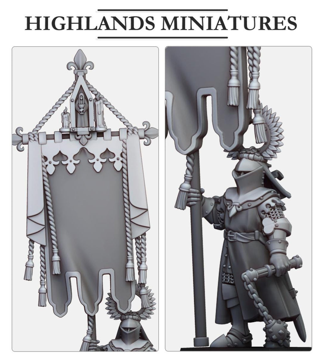 Gallia Battle Standard Bearers - in 12k- by Highlands Miniatures