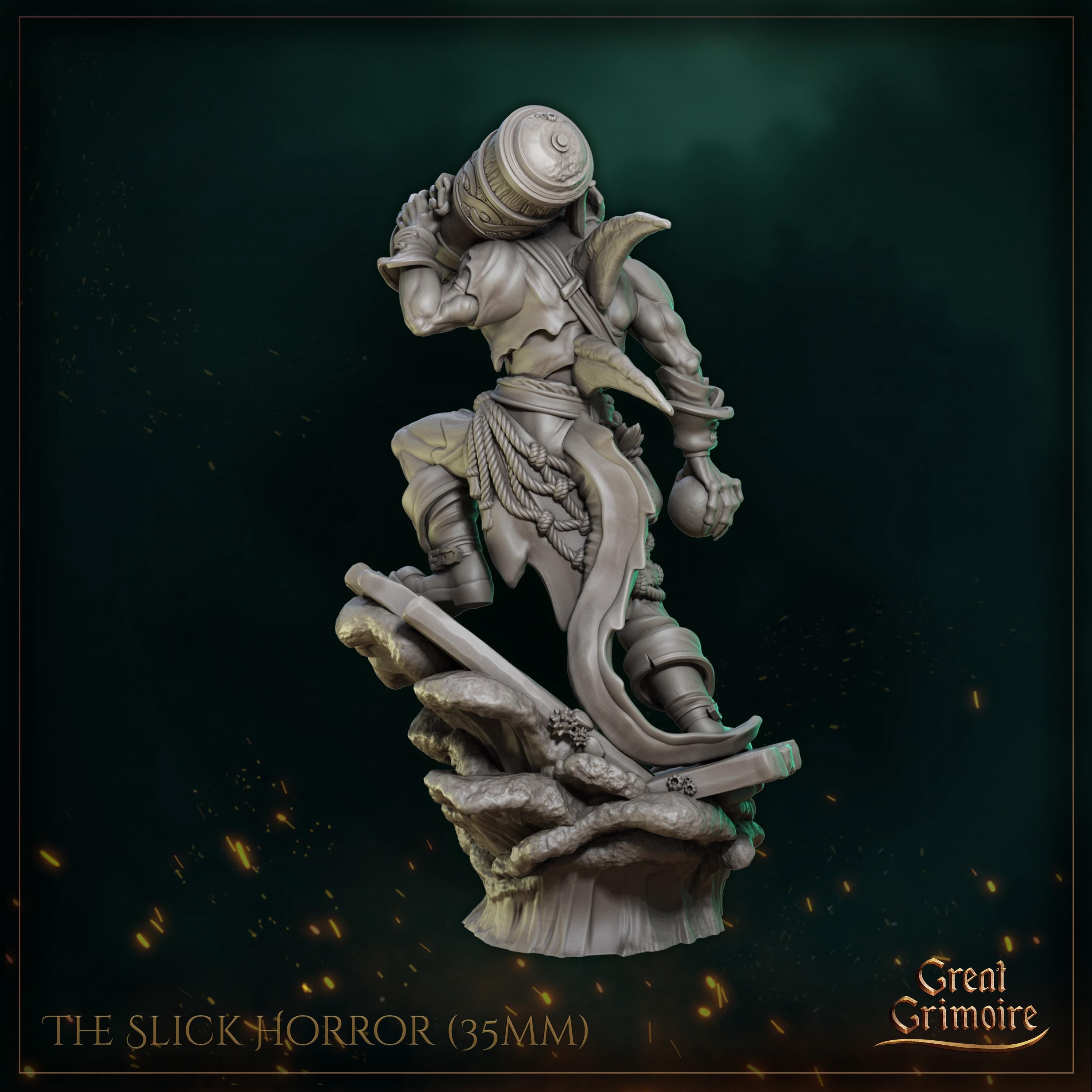The Slick Horror - in 12k - by Great Grimoire