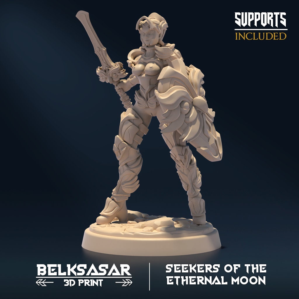 Moon Custodian Vigilant Squad - Pinups in 8k - by Belksasar
