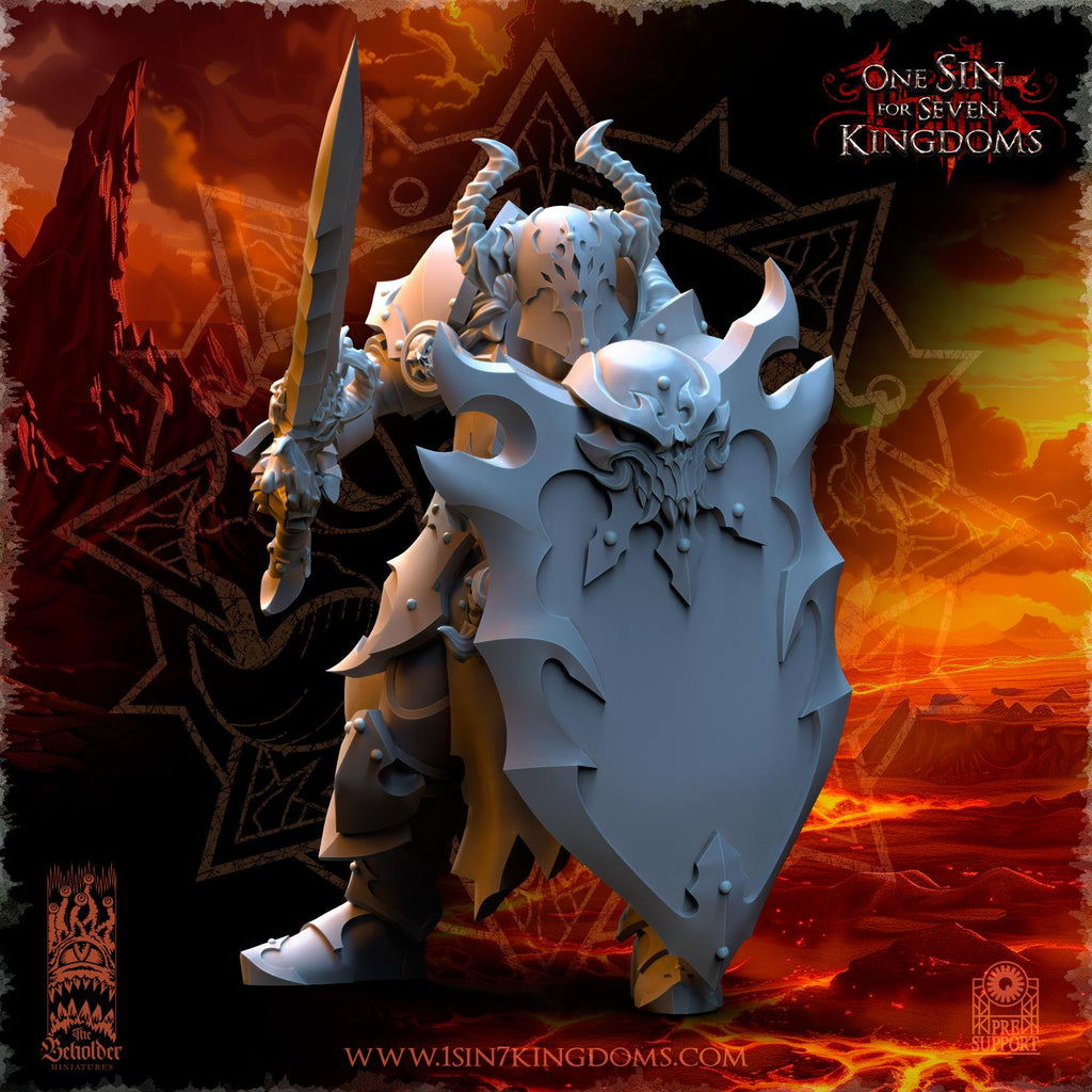 Realms of Mayhem Warriors with Swords - in 12k- by TheBeholderMiniatures