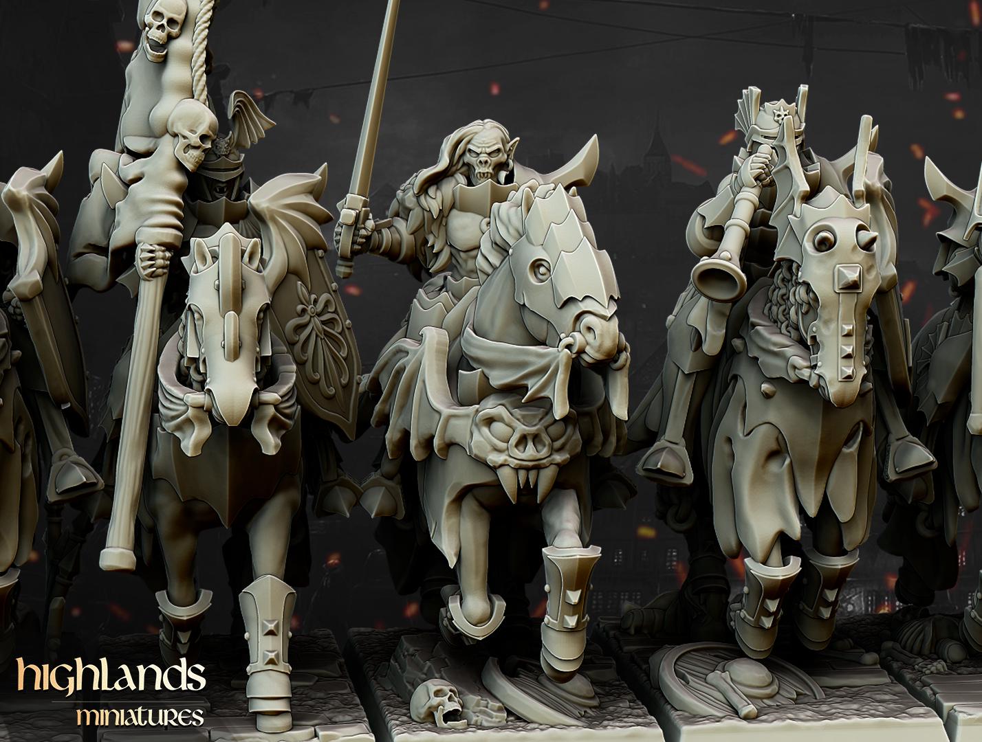Vampire Knights  - in 12k- by Highlands Miniatures