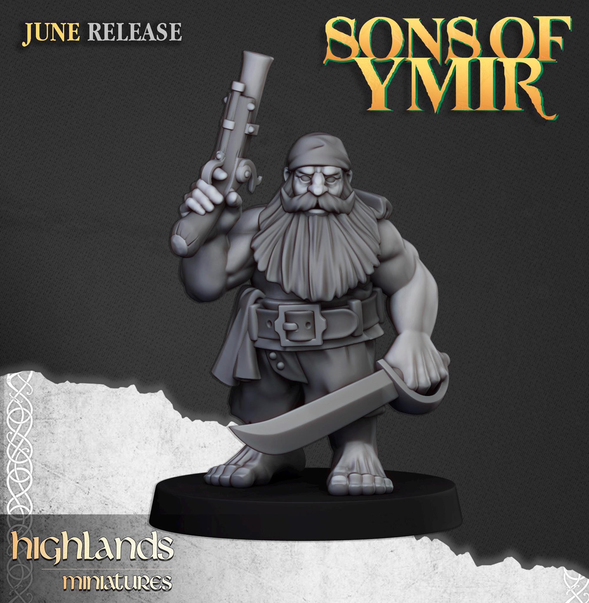 Dwarf Pirates - in 12k- by Highlands Miniatures