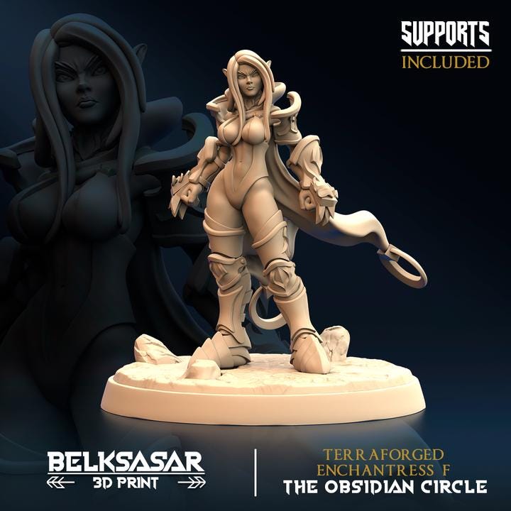 Terraforged enchantess - 6 models - 12k by Belksasar
