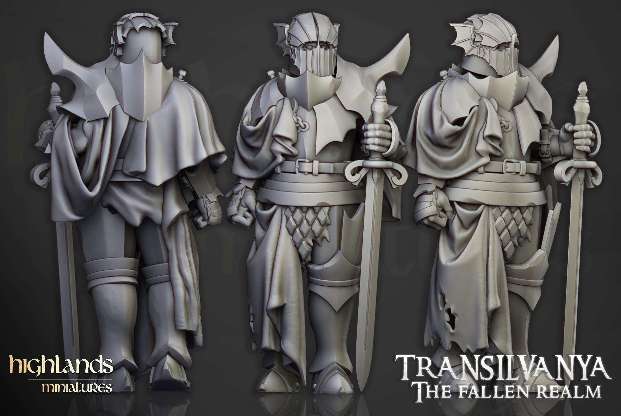 Vampire Neophytes - 10 models - in 12k- by Highlands Miniatures