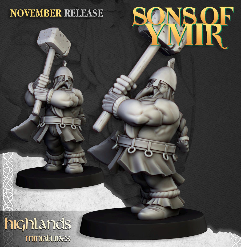 Dwarf Artillery Set - in 12k- by Highlands Miniatures