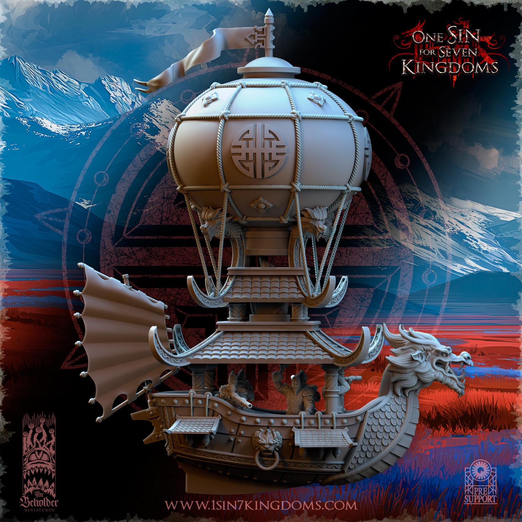 Astarii Dynasty Eternal Ship - 12k by TheBeholderMiniatures
