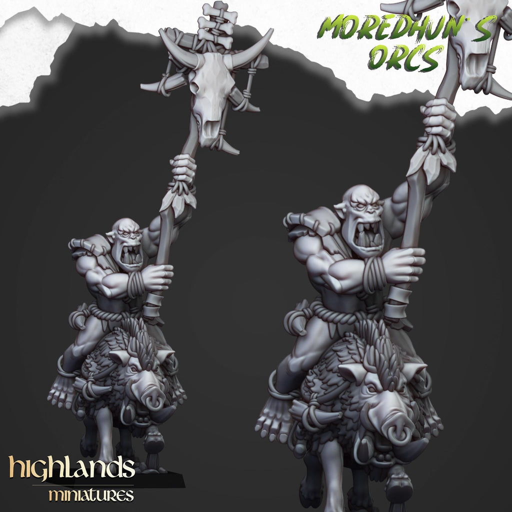 Mounted Cave Orcs - in 12k- by Highlands Miniatures