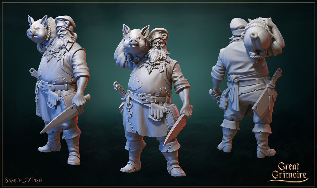 5 Model Pirate Pack - in 12k - by Great Grimoire