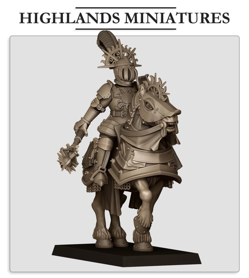 Sunland Golden Flames Elector - in 12k- by Highlands Miniatures