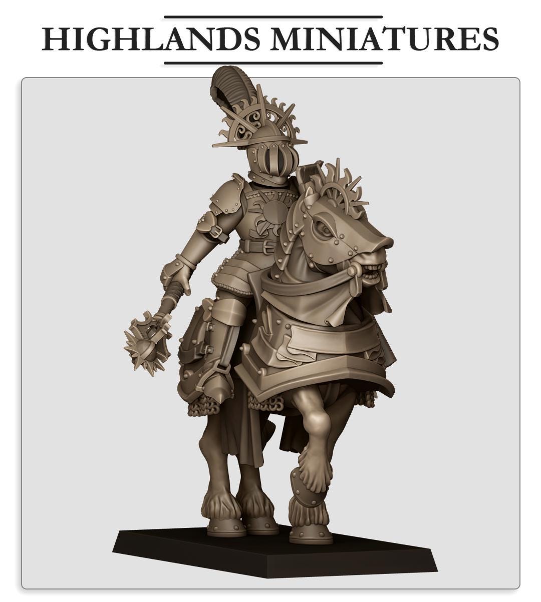 Sunland Golden Flames Elector - in 12k- by Highlands Miniatures