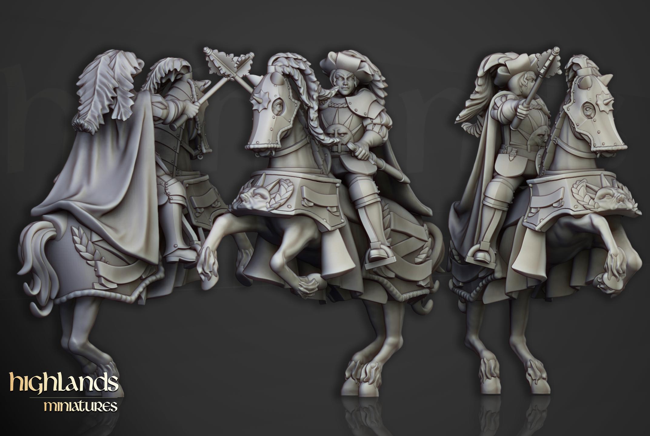 Baroness of Lunneburg  - in 12k- by Highlands Miniatures
