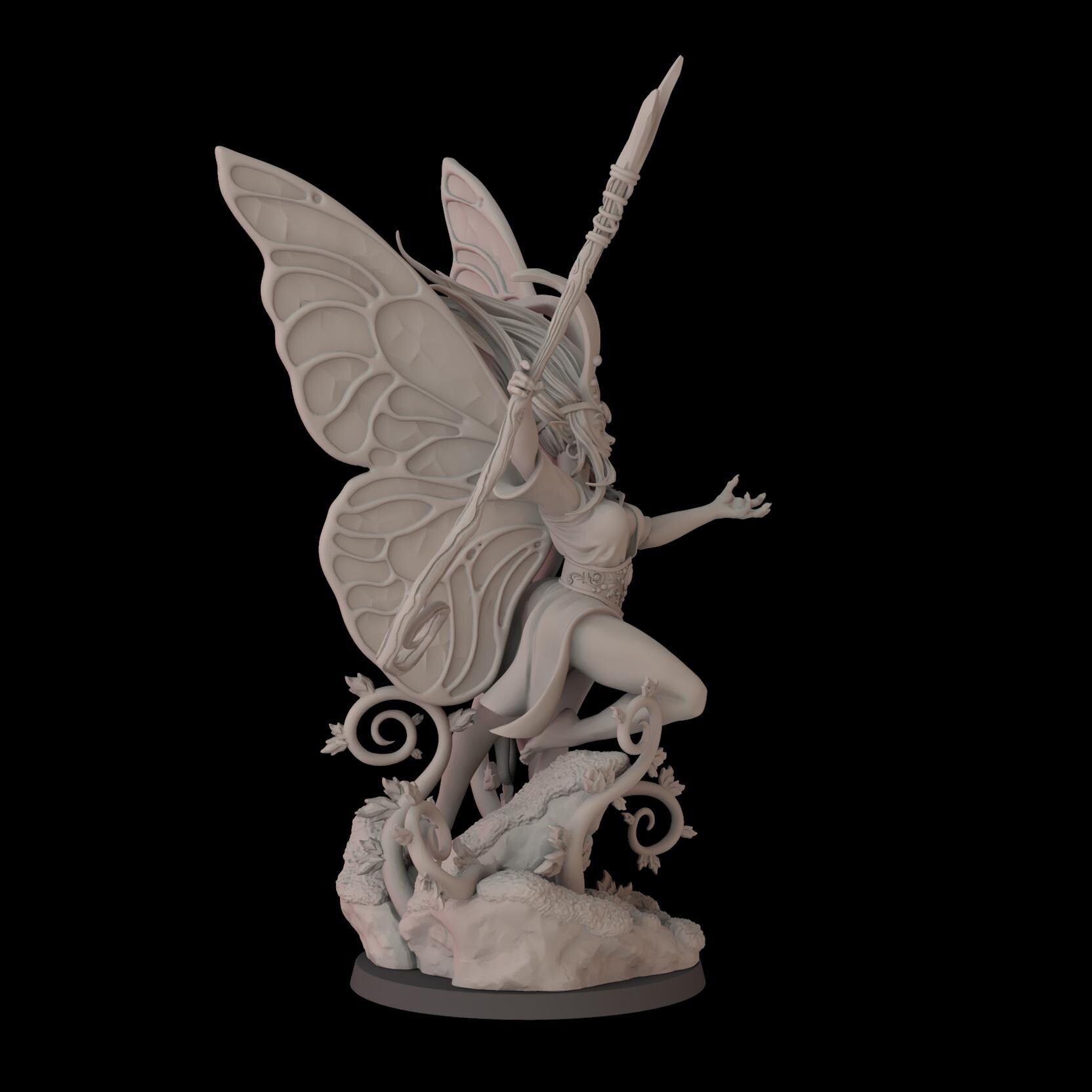 Arduinna, Queen of the Woods - 12k by fantasycultminiatures