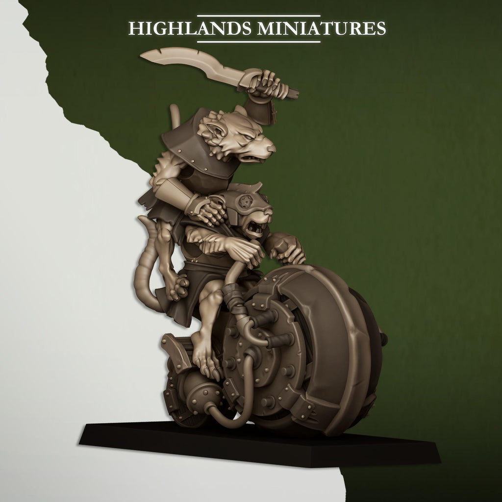 Sewer Vermin Heavy Weapons Teams - in 12k- by Highlands Miniatures