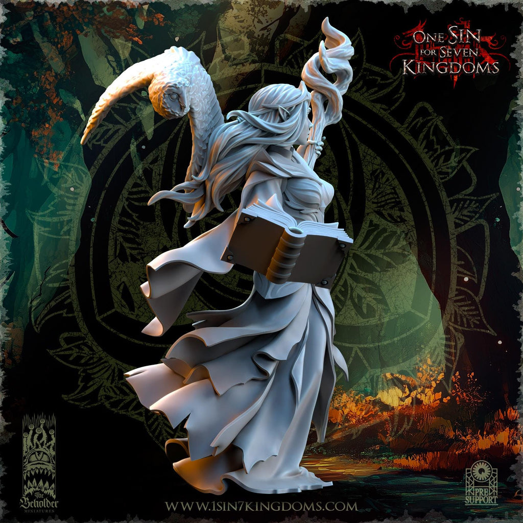 Nuara, Whisper of the Trees - in 12k- by TheBeholderMiniatures