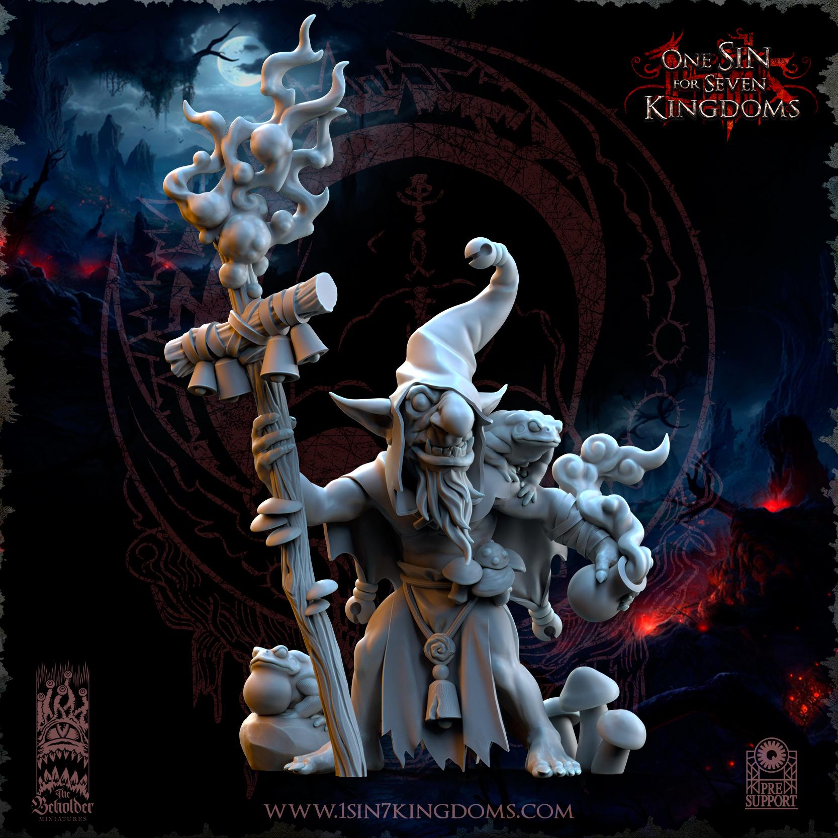 The Black Horde Goblins Mushroom Eaters - 12k by TheBeholderMiniatures
