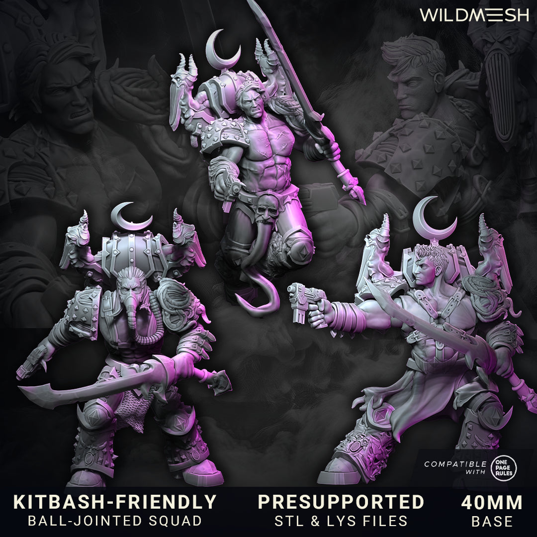 Shards of excess 3 Models on 40mm bases