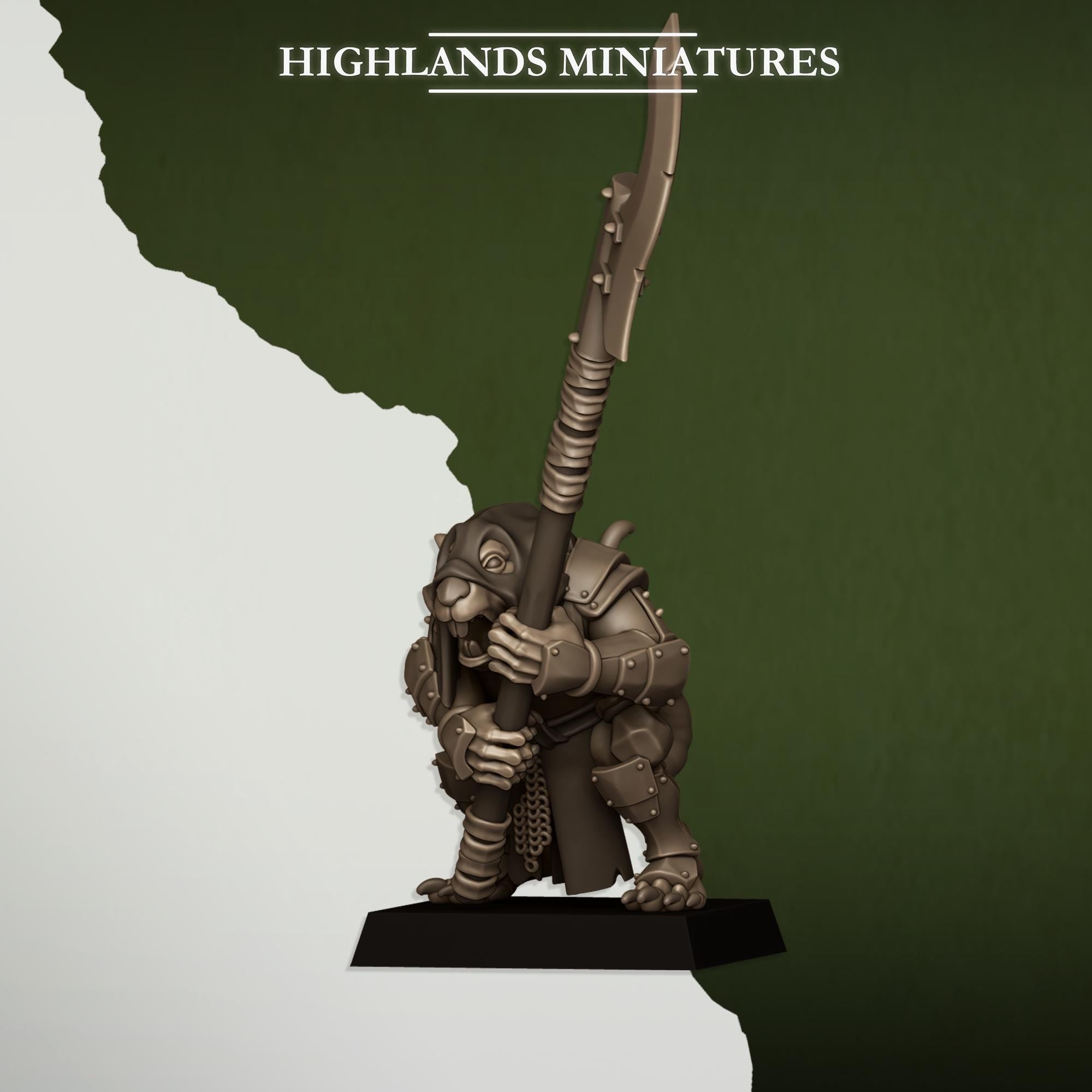 Vermin Vanguard  - in 12k- by Highlands Miniatures