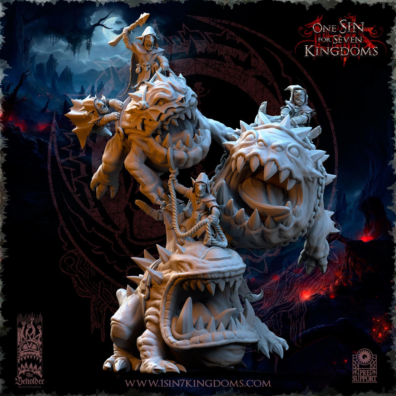 The Black Horde Kavehorror Madness - in 12k- by TheBeholderMiniatures