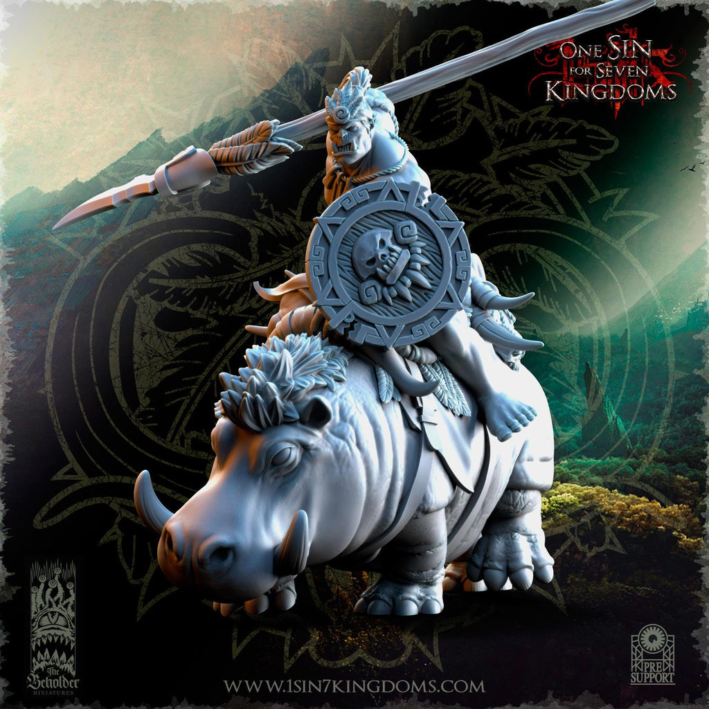 Salanaar Orcs Riders - in 12k- by TheBeholderMiniatures