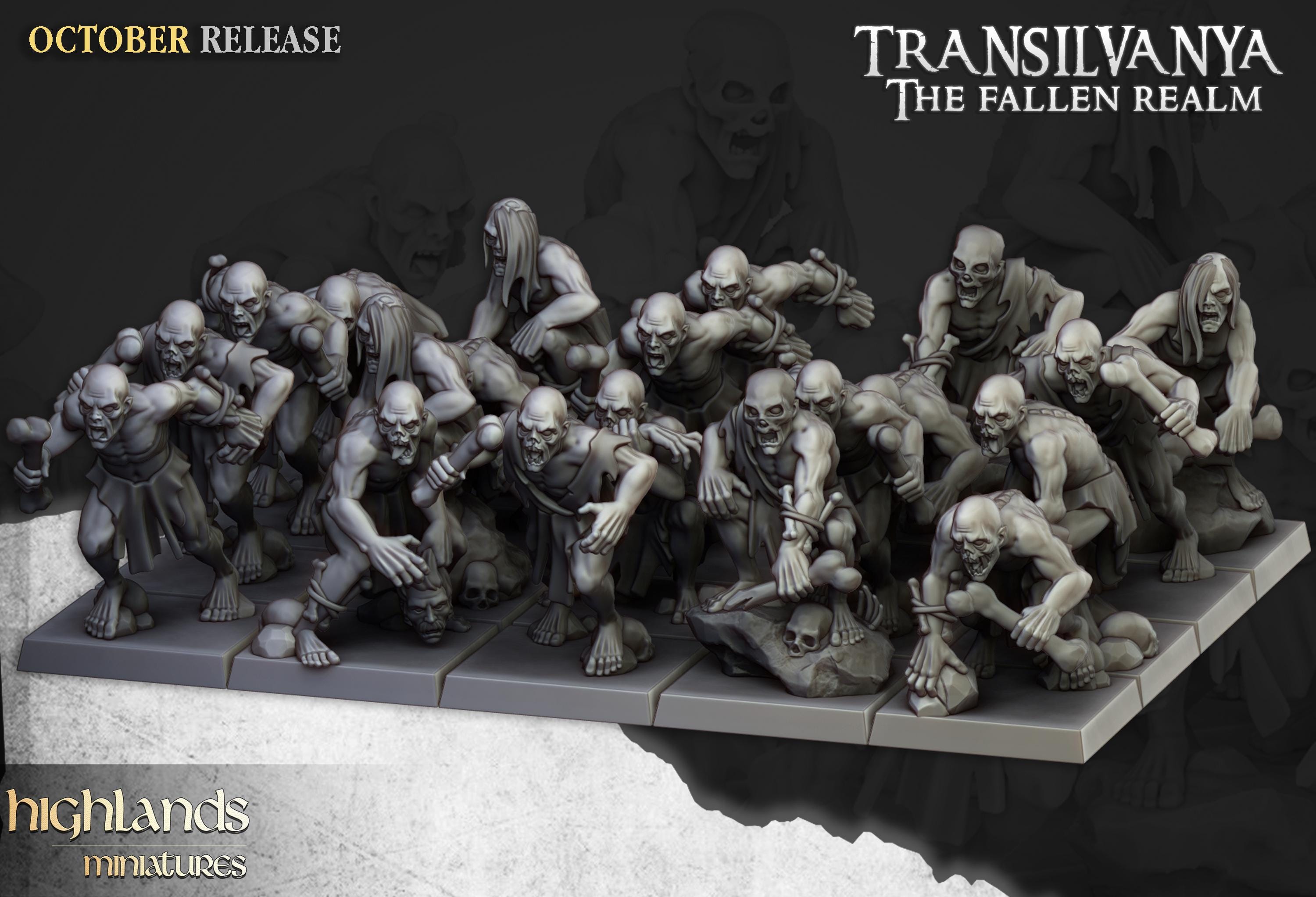 Ghouls Unit - in 12k- by Highlands Miniatures