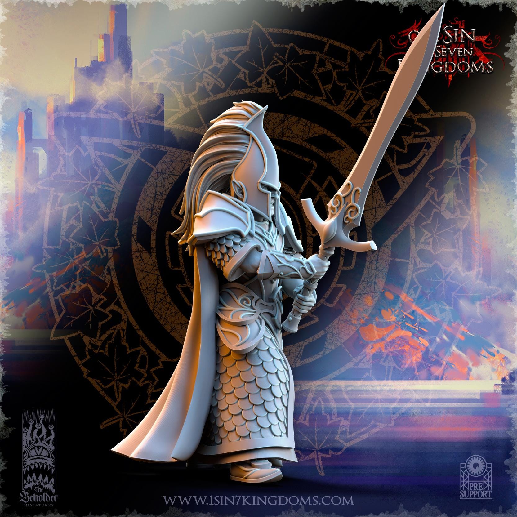 Silvermoor Elves Blades of Ashur - in 12k- by TheBeholderMiniatures