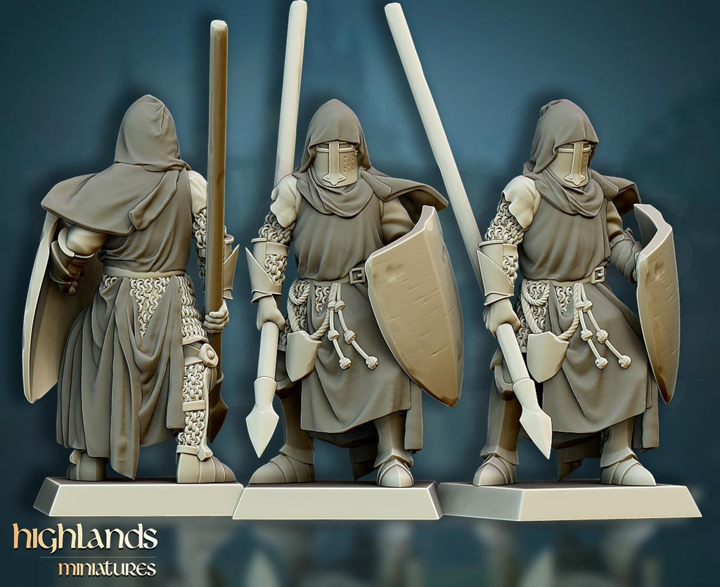 Crusaders Core Unit - in 12k- by Highlands Miniatures